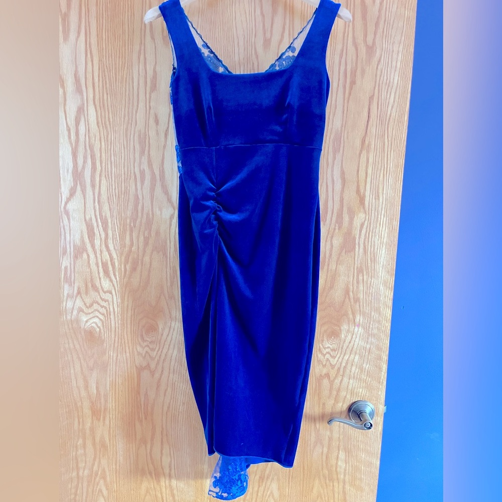 Velvet and lace dress. Great for tango dance or evening out.